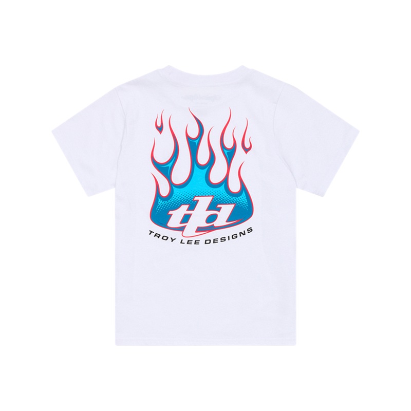 YOUTH SHORT SLEEVE TEE TORCHED WHITE
