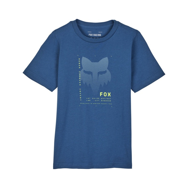 FOX YOUTH DISPUTE PREMIUM SS TEE [INDIGO]