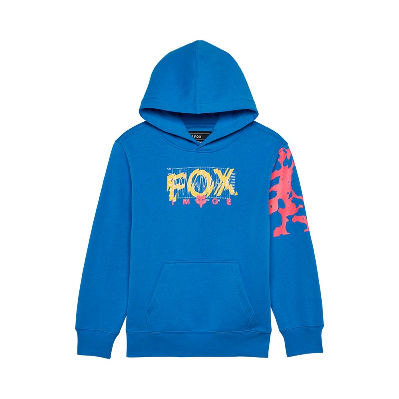 FOX YOUTH ENERGY FLEECE PULLOVER HOODY [TRUE BLUE]