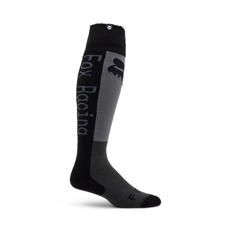 FOX 180 LEAN SOCKS [GREY/BLACK]
