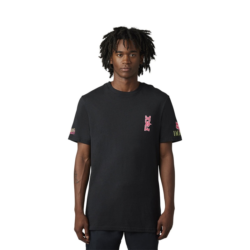 FOX BARBED WIRE SS PREMIUM TEE [BLACK] S