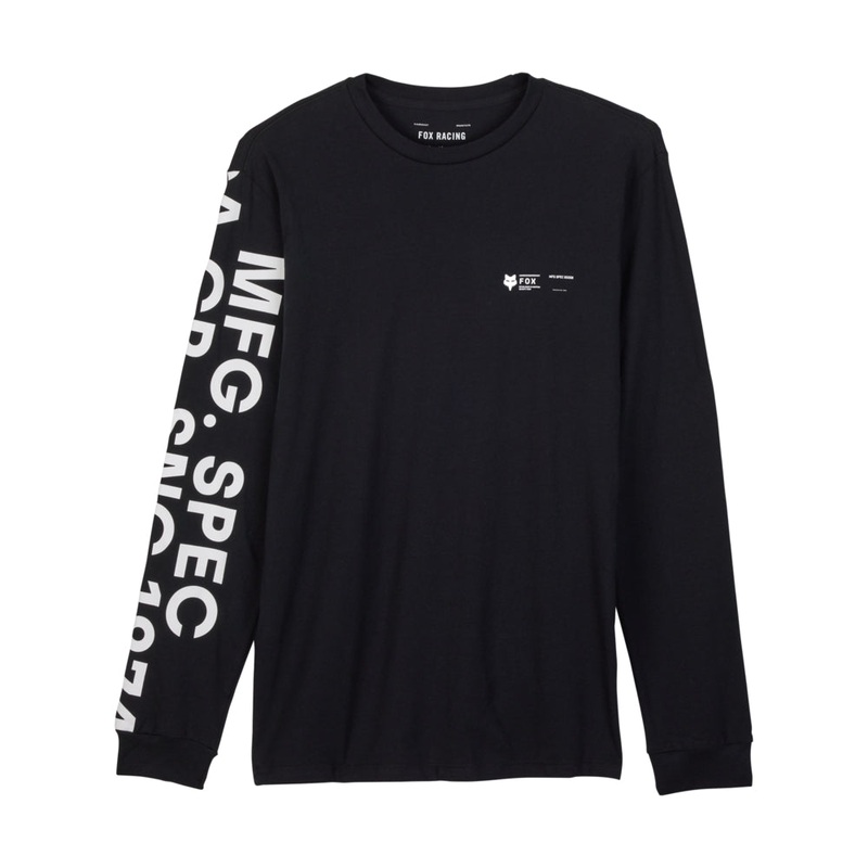 FOX BARGE PREMIUM LS TEE [BLACK]