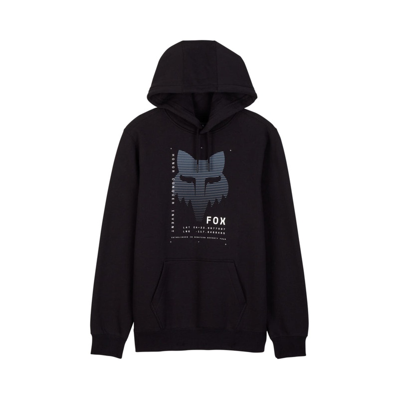 FOX DISPUTE FLEECE PULLOVER HOODY [BLACK]