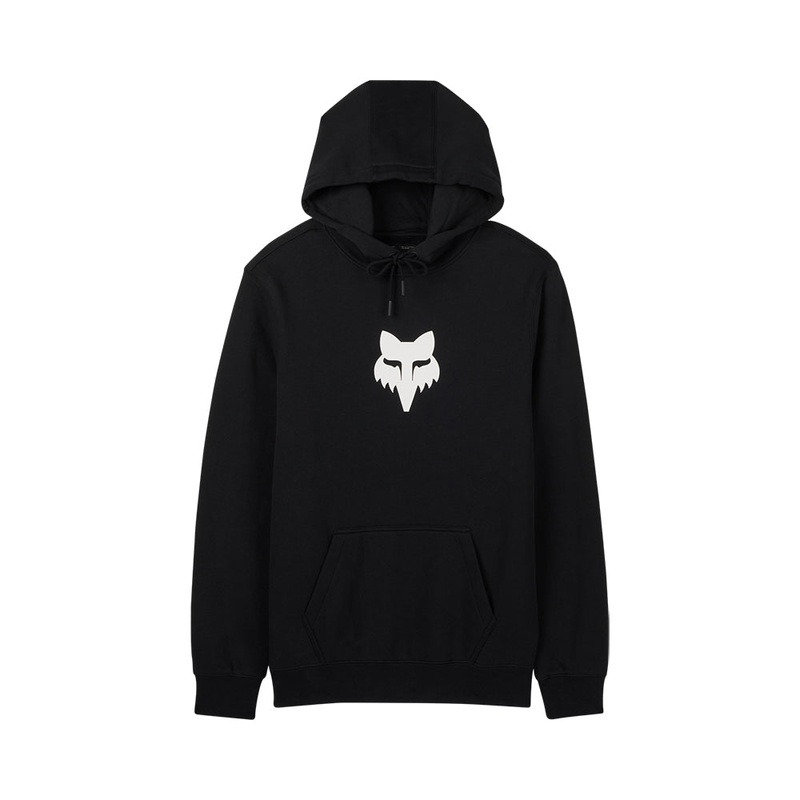 FOX HEAD FLEECE PULLOVER HOODY [BLACK]