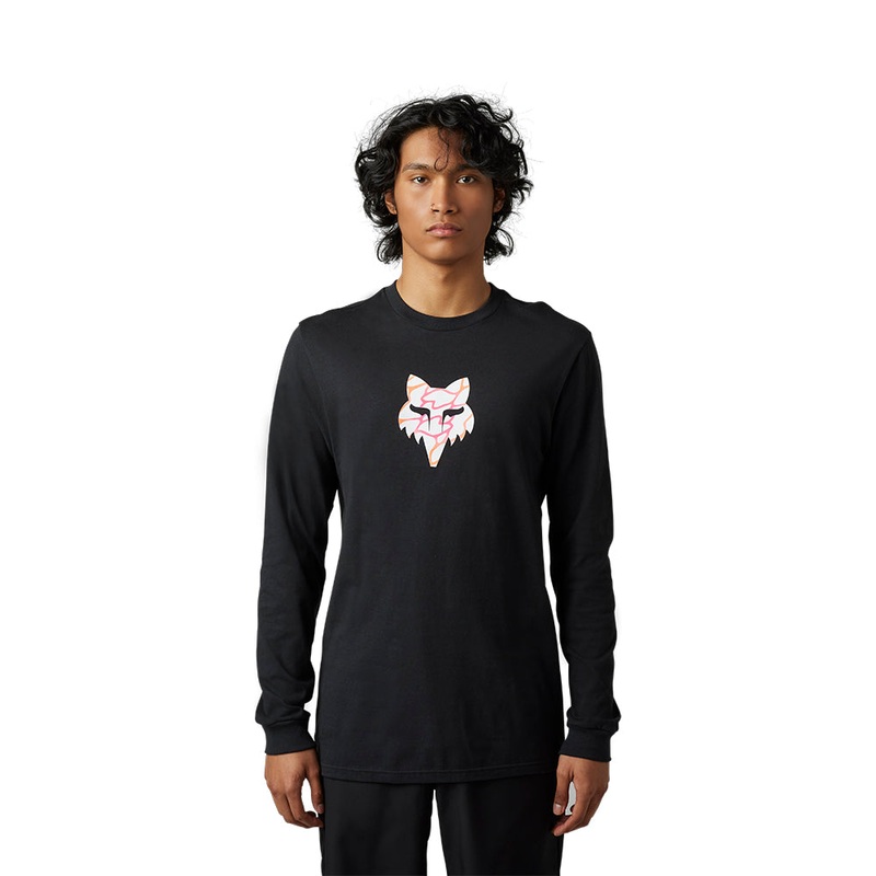 FOX RYVR LS PREMIUM TEE [BLACK]