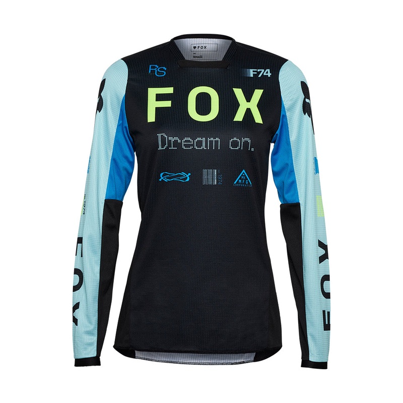 FOX WOMENS 180 RACE SPEC JERSEY [BLACK]