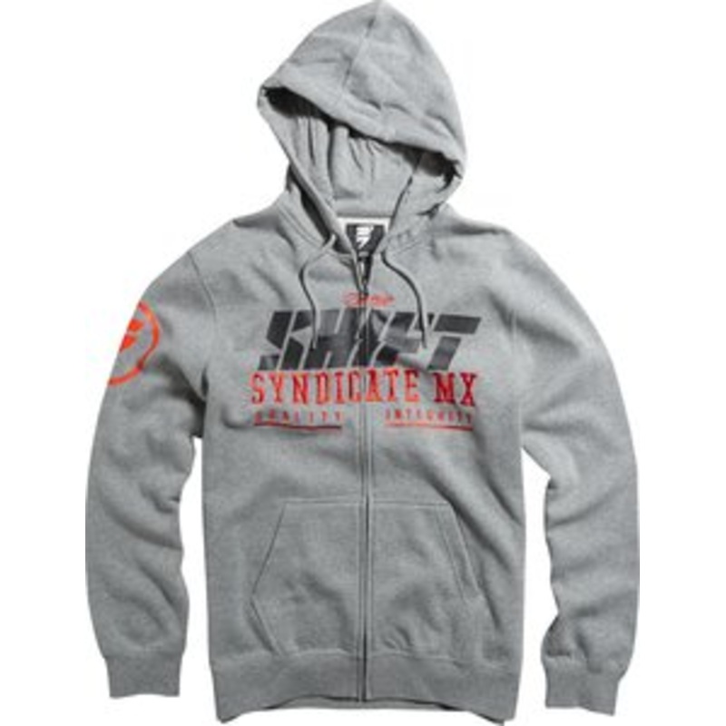 SHIFT STOCKADE ZIP FLEECE HEATHER GRAPHITE