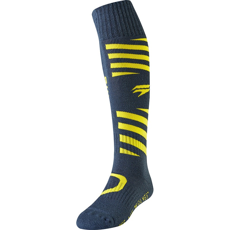SHIFT WHIT3 MUSE SOCK [NAVY/YELLOW] S/M