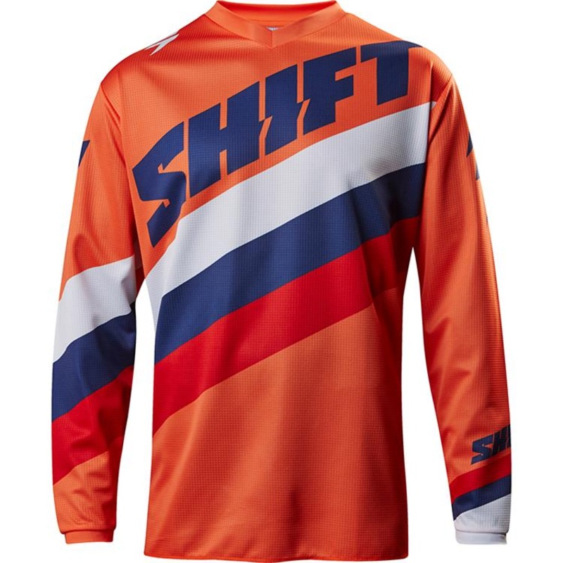 SHIFT YOUTH WHIT3 TARMAC JERSEY [ORANGE] YXL