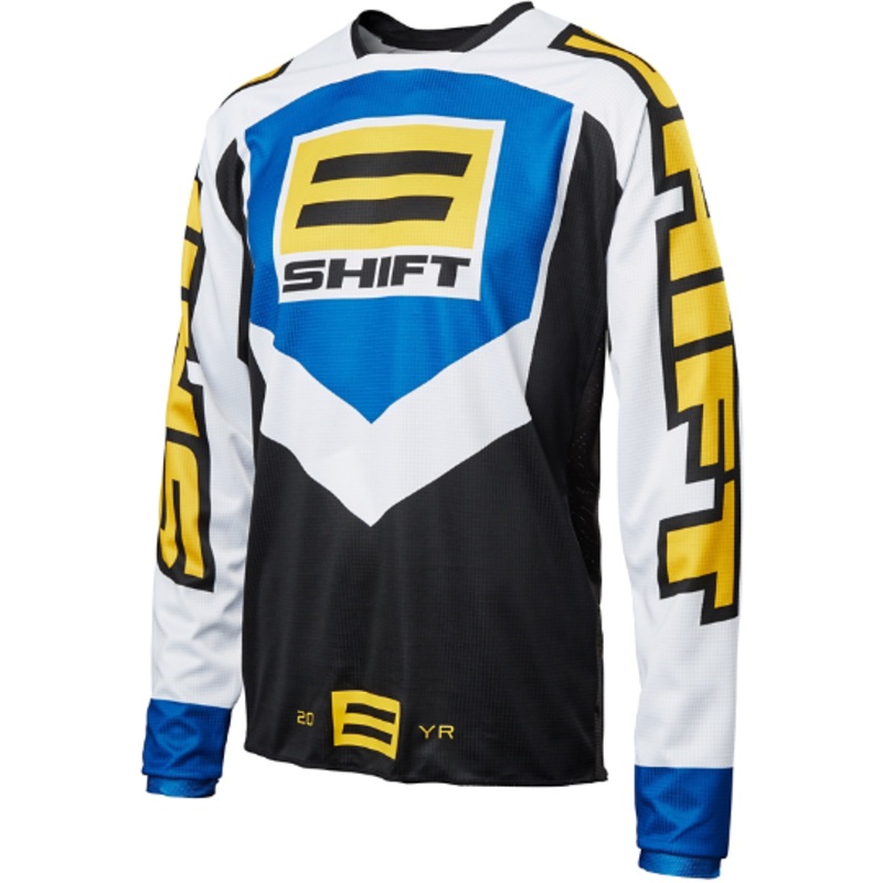 SHIFT WHIT3 20 YEAR THROWBACK JERSEY [BLACK] M