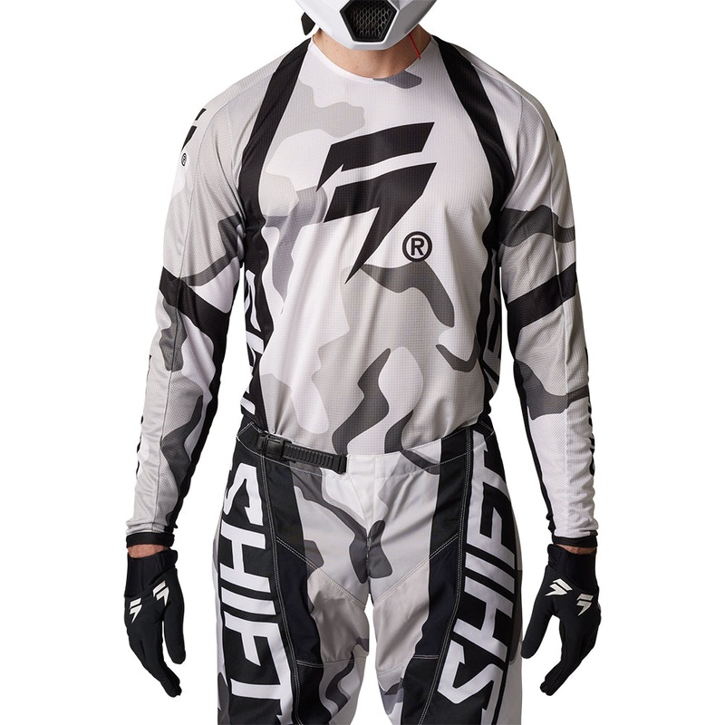SHIFT WHITE LABEL JERSEY POSN CAMO [WHITE CAMO]