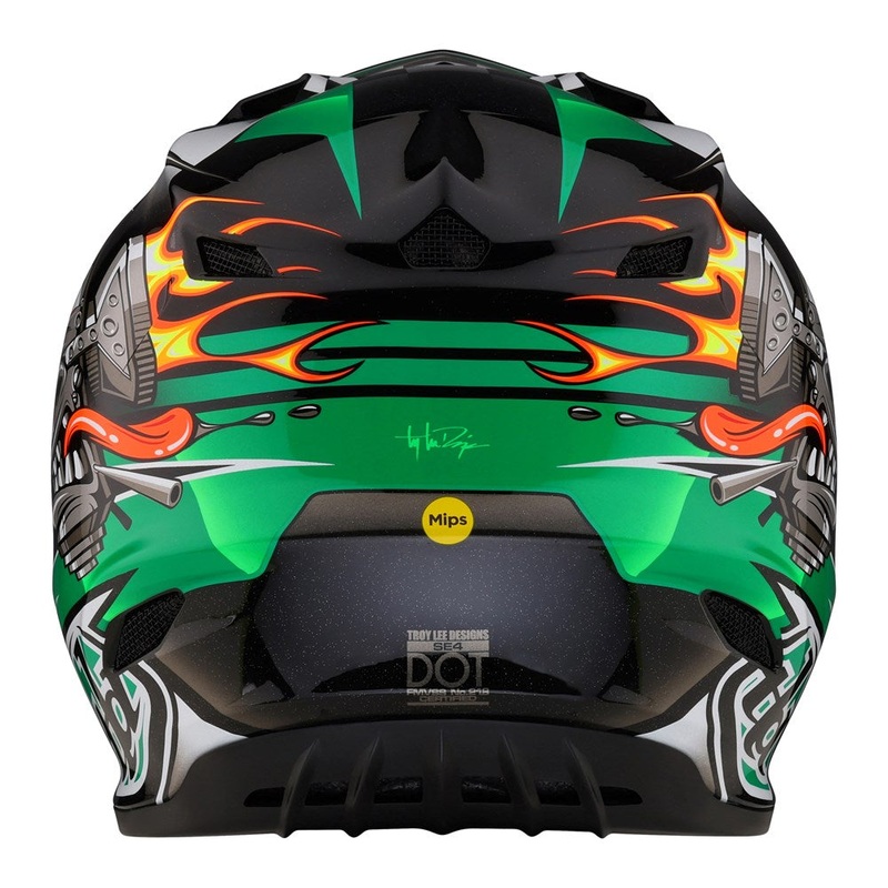 SE4 POLYACRYLITE HELMET W/MIPS CARB GREEN