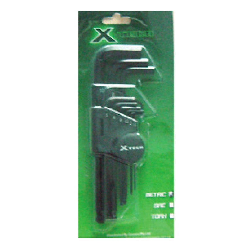 X-TECH Allen Key & Torx Key Sets – 9pc