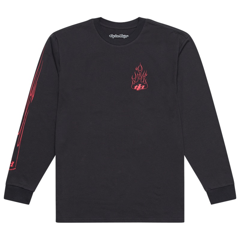 LONG SLEEVE TEE TORCHED CARBON