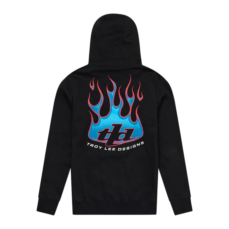 PULLOVER HOODIE TORCHED BLACK
