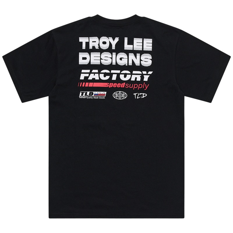 SHORT SLEEVE TEE FACTORY BLACK