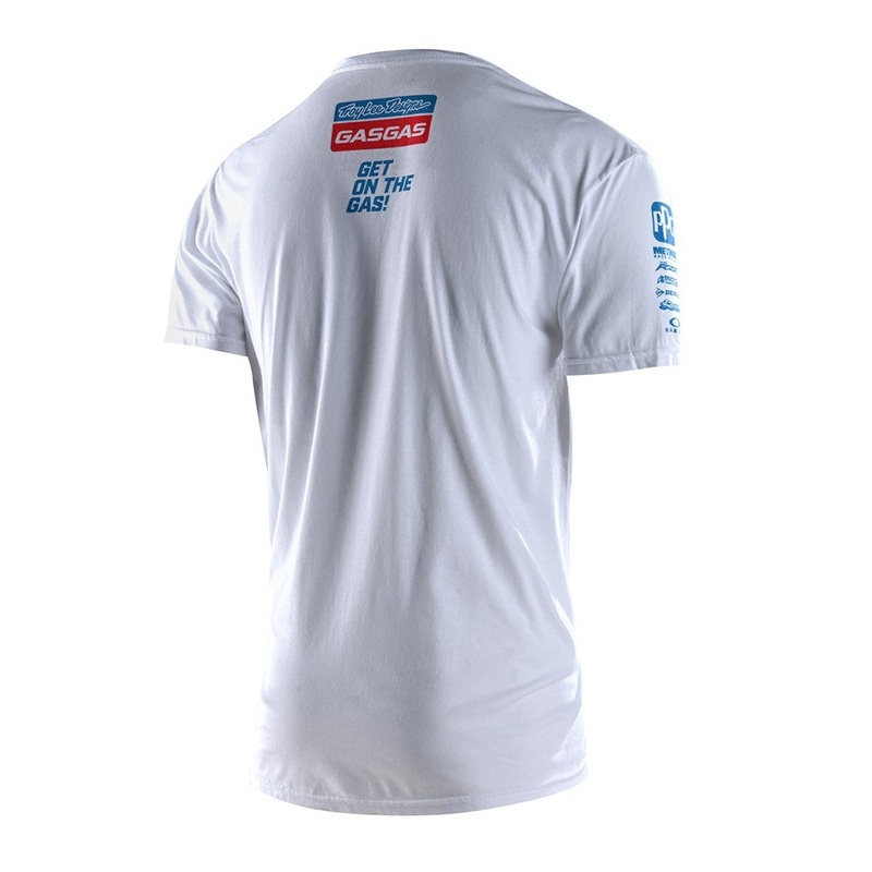 TLD GASGAS TEAM TEE WHITE