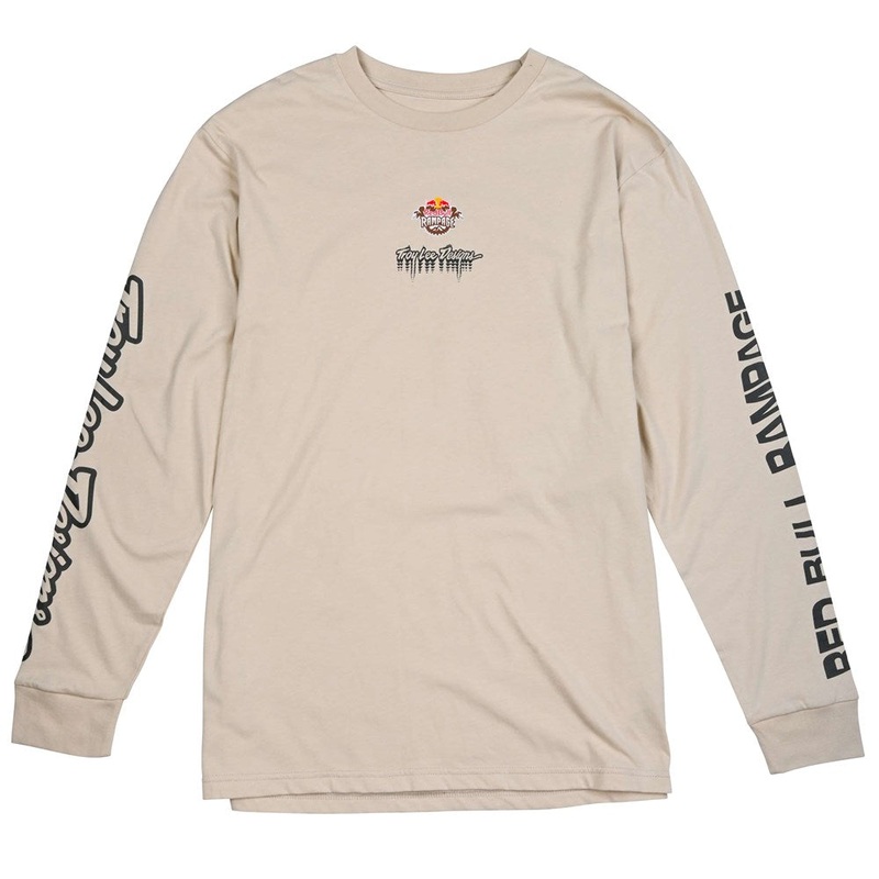 TROY LEE DESIGNS X REDBULL RAMPAGE ALTERED REALITY LONG SLEEVE TEE CEMENT