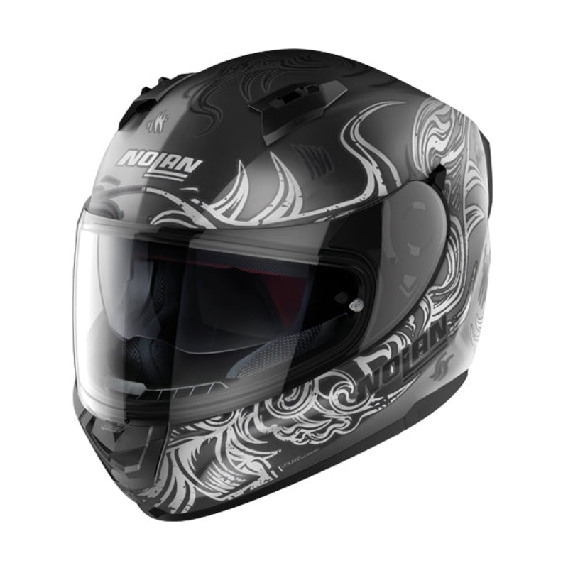 Nolan N60-6 Full Face Helmet – flat grey/white