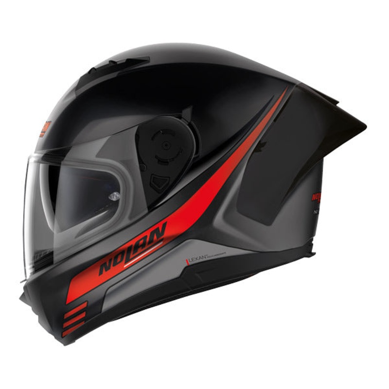 Nolan N60-6 SPORT Full Face Helmet – flat black/red