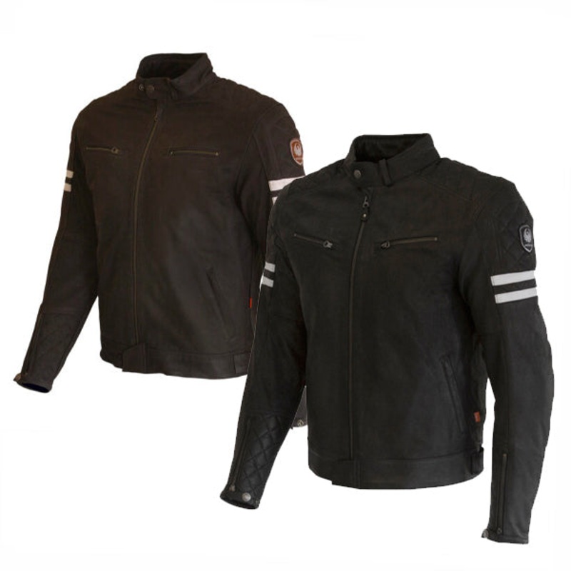 Merlin Hixon II leather jacket – black or brown