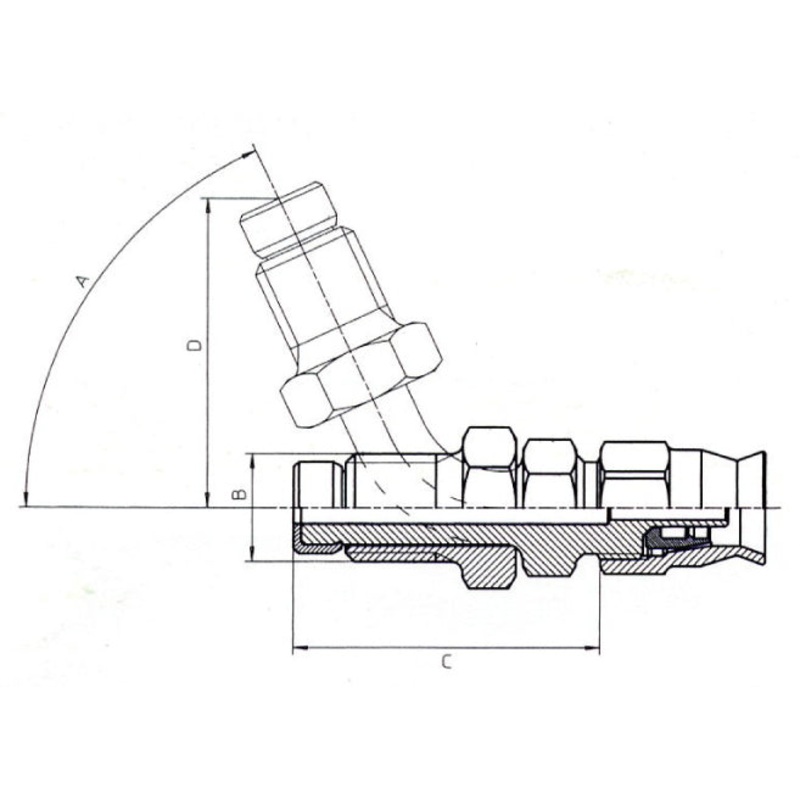 B & H Standard – Swivel male