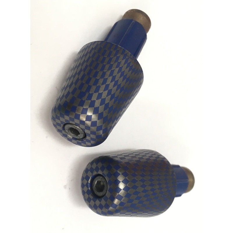Buzzetti Bar End Weight – Blue Carbon – Diam. 17.5