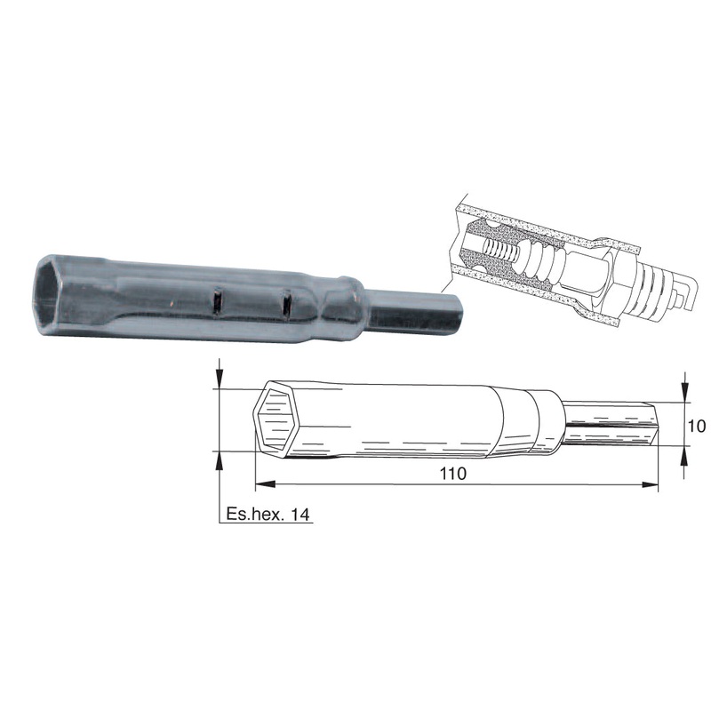 Buzzetti Plug Spanner – 14 mm x 110 long