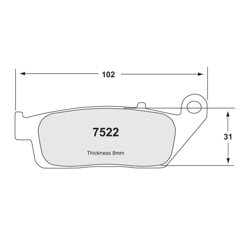 Performance Friction brake pads