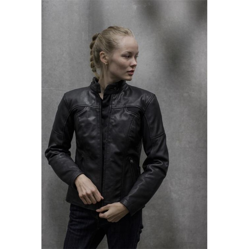 ** Spidi Mystic Lady Leather Jacket – Black – SALE