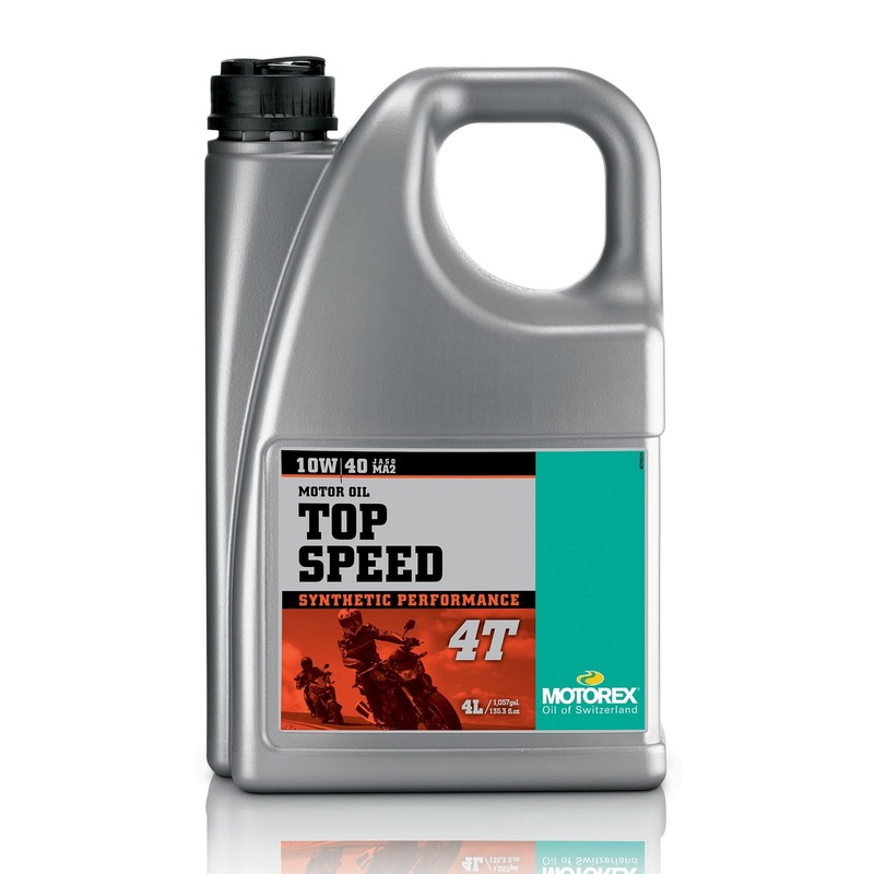 Motorex TOP SPEED 4T  10W/40 JASO MA 2 4LTR