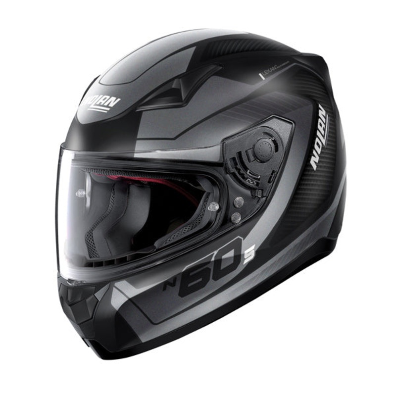 Nolan N60-5 Full Face Helmet – flat black/white
