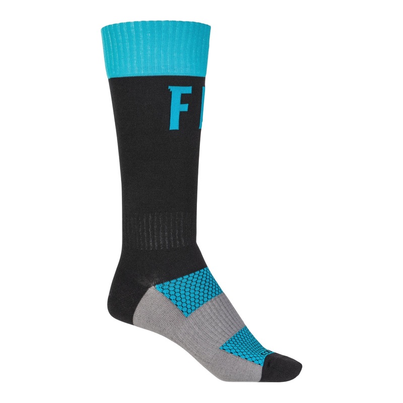 FLY Racing MX Pro Thin Socks – Blue / Black