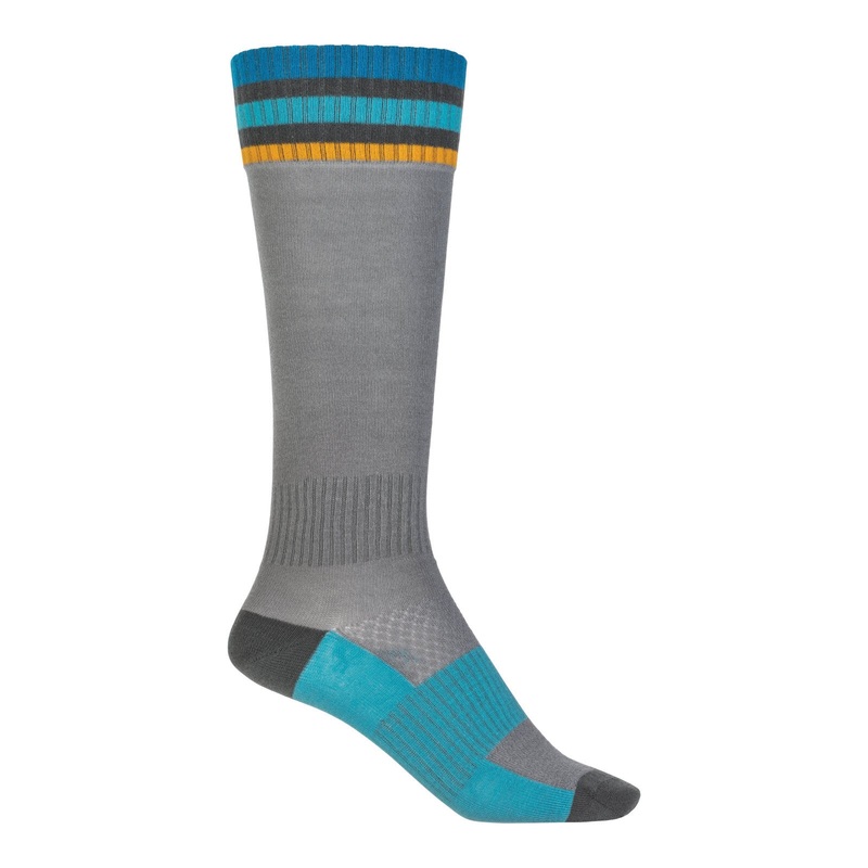 FLY Racing MX Thin Socks – Grey
