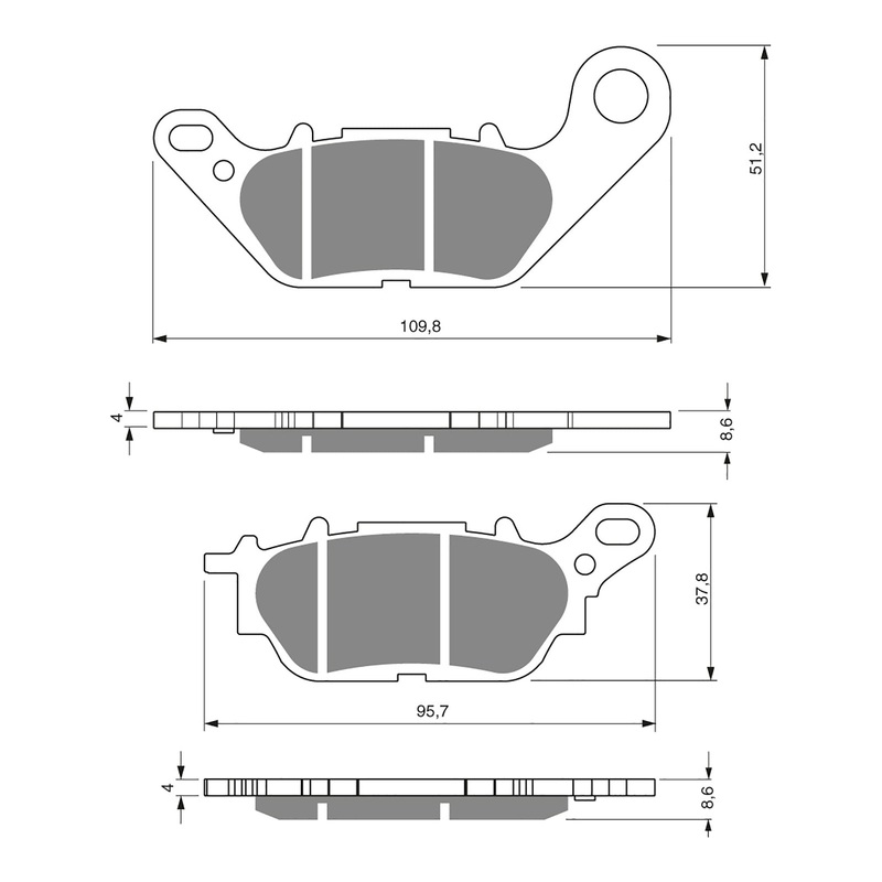 GOLDfren Brake Pads – S3 Sintered Sports