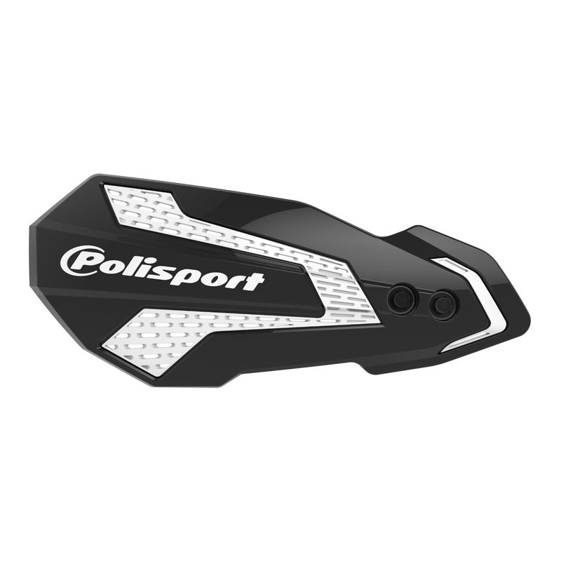 Polisport MX Flow Handguard Black / White CRF450F/RX ’21-’22