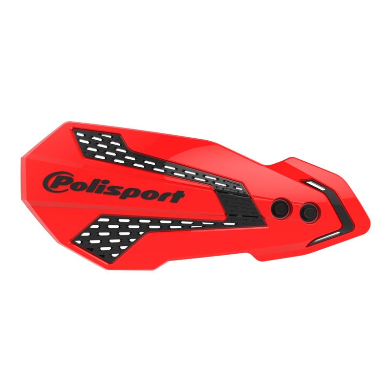 Polisport MX Flow Handguard Red/Black CRF450F/RX ’21-’22