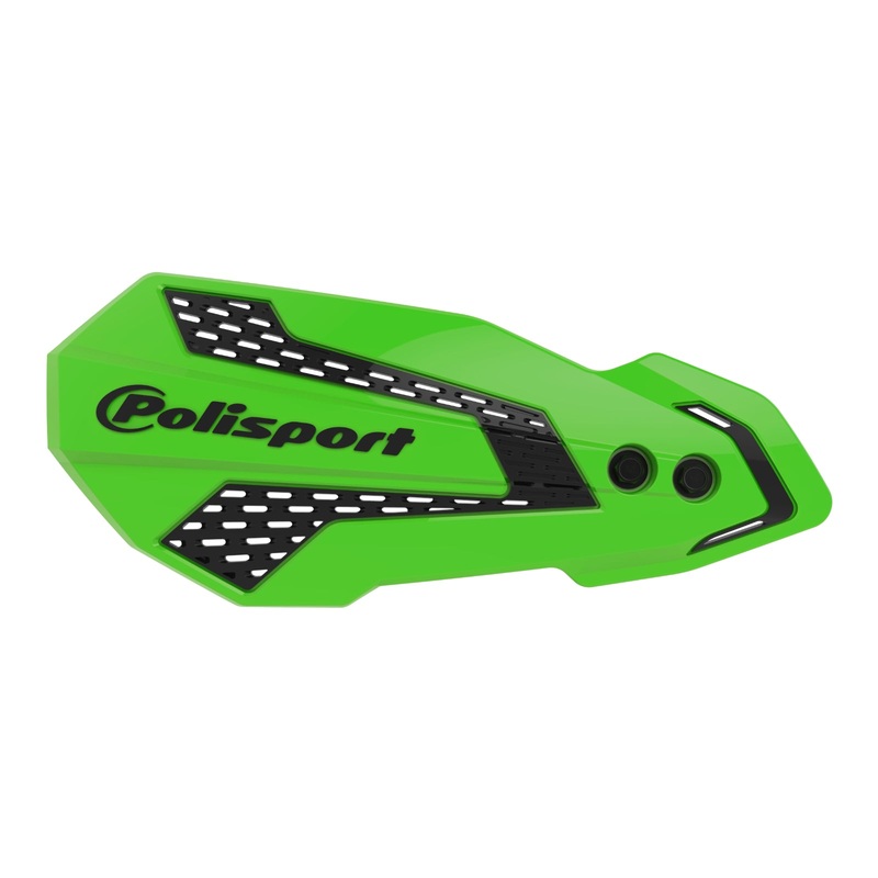 Polisport MX Flow Handguard Green / Black KX450F ’19- KX250F ’20-