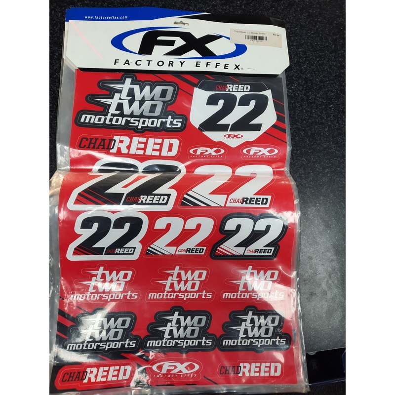 Chad Reed 22 Sticker Sheet