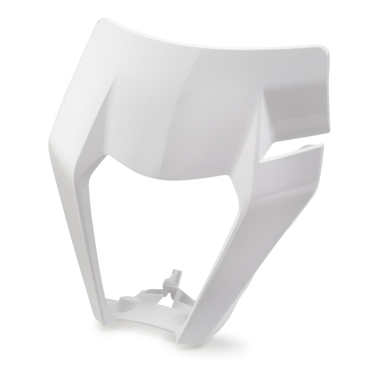 HEADLIGHT PLACTIC KTM WHITE