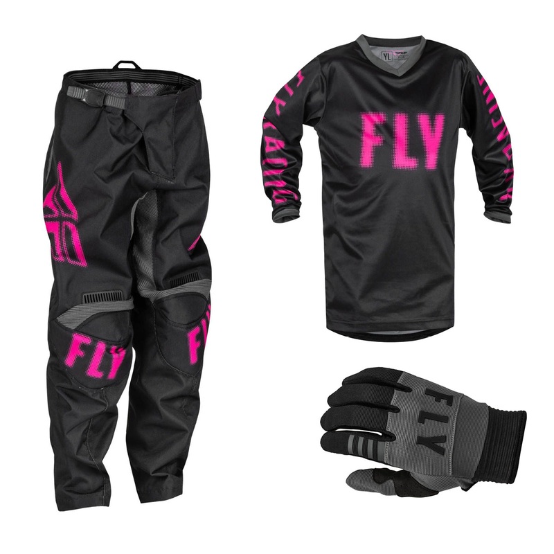 Fly F16 Black/Pink 2023 Youth Combo