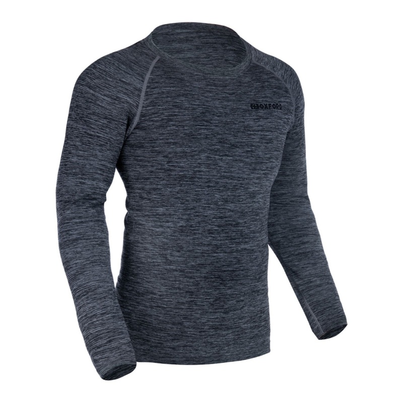 Oxford Advanced Thermal Base Layer Mens Top – Charcoal