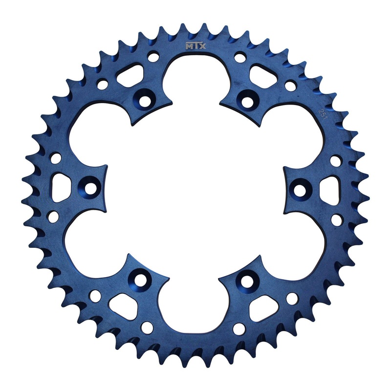 MTX 251 Zero Aluminium Rear Sprocket #520 – Blue