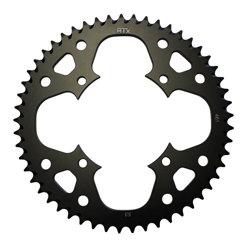 MTX 461 Zero Aluminium Rear Sprocket #420 – Black
