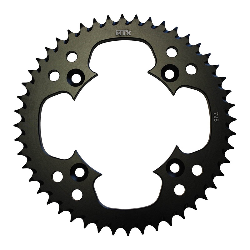 MTX 798 Zero Aluminium Rear Sprocket #428 – Black