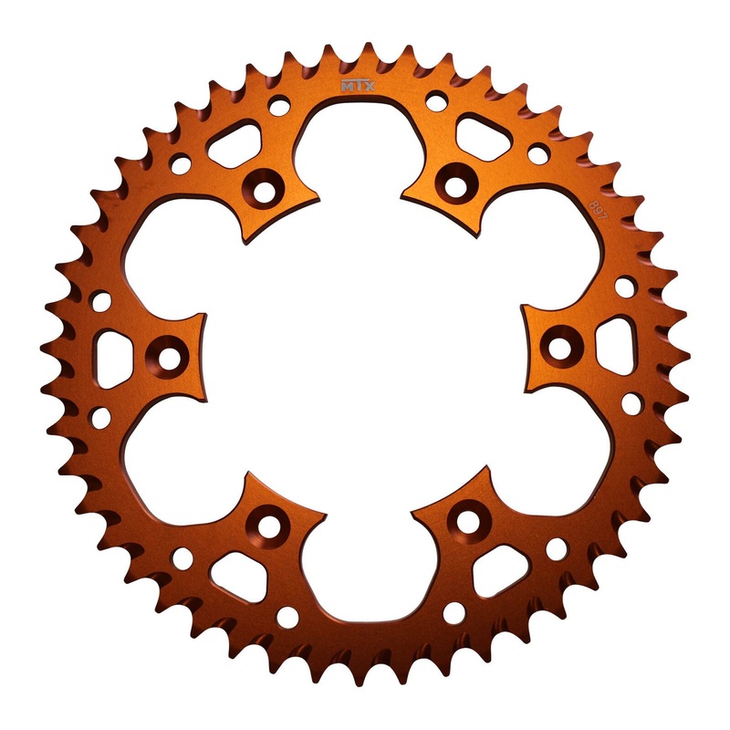 MTX 897 Zero Aluminium Rear Sprocket #520 – Orange