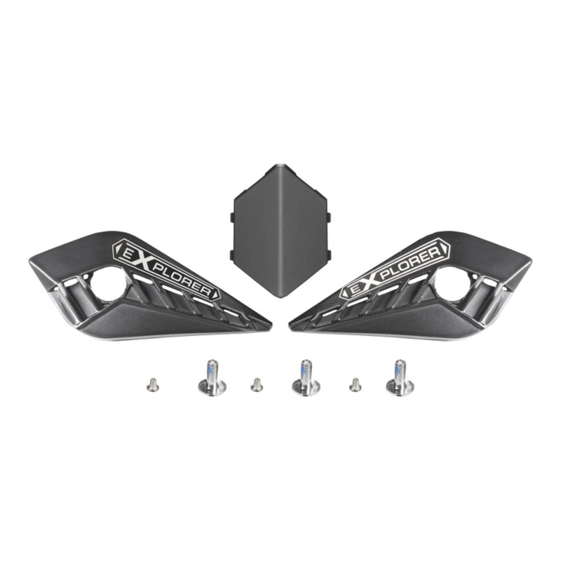 MX701 Carbon Cover Side Screw Peak – Matte Black