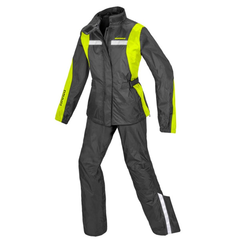 Spidi Touring Rain Lady Rain Suit – black/fluro