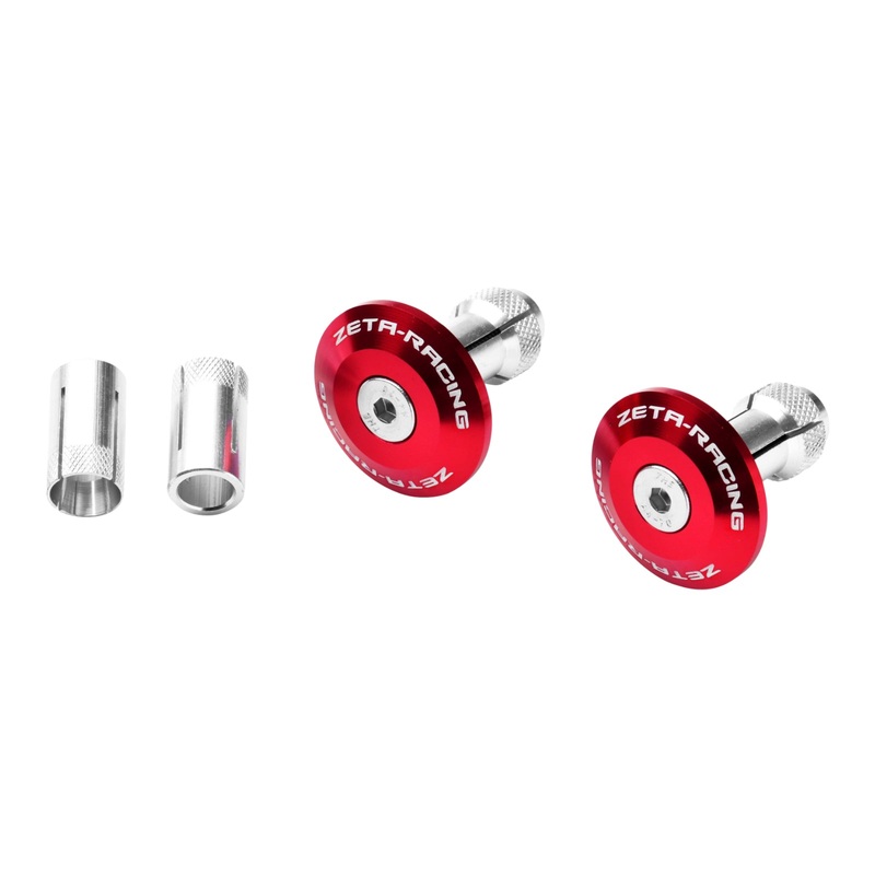 Zeta Bar End Plug 35mm 2pcs – Red