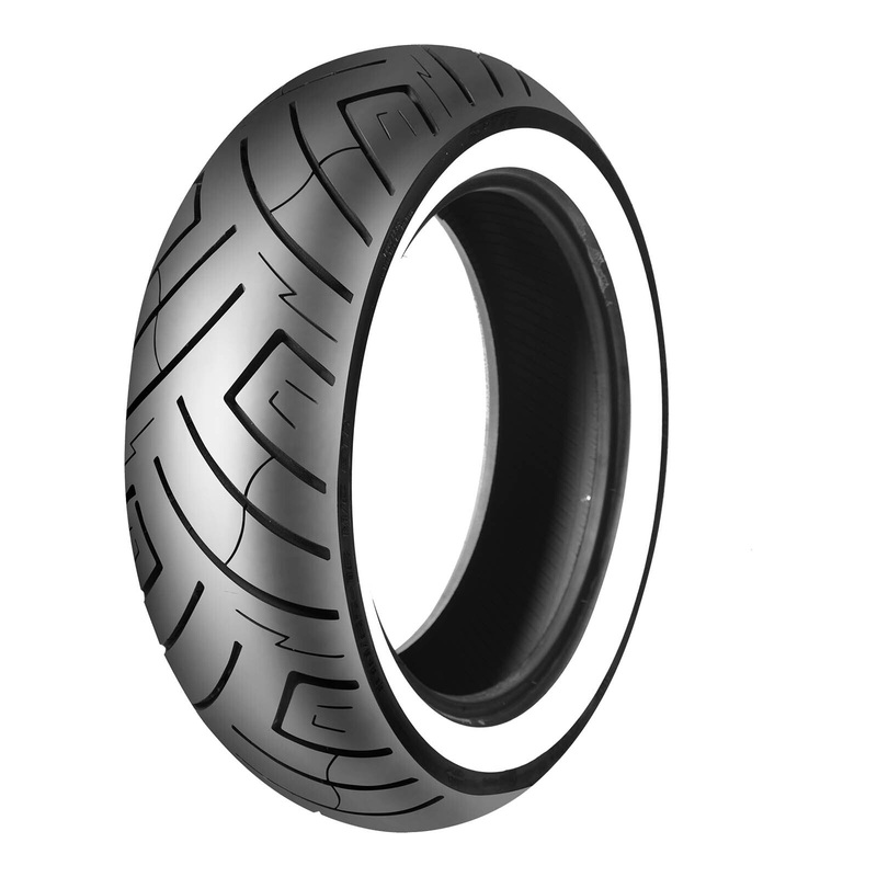 Shinko SR777 180/70-15 Rear Cruiser Tubeless Tyre White Wall (82H)